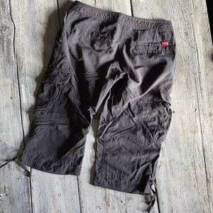 The North Face Black Charcoal Gray Women's Shorts/capri pants